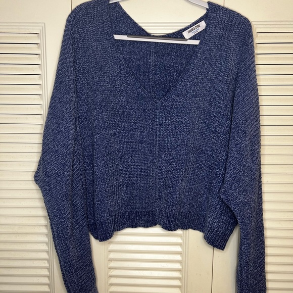 Chenille off the shoulder sweater - Picture 1 of 5